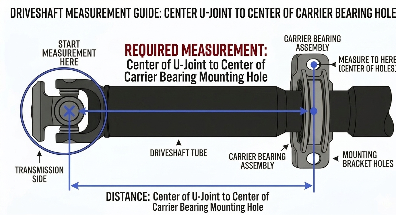 How to measure your driveshaft